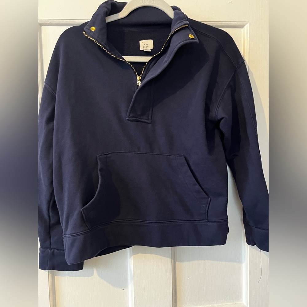 Target Women’s Crewneck Zipper and Buttons with pockets
